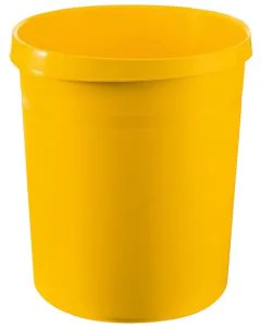 Photo Corbeille à papier 18 litres Jaune HAN Grip 18190-15