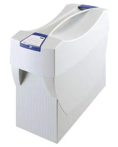 Photo Bac de rangement pour Dossiers suspendus avec couvercle - Gris : HAN Swing Plus 1901-11