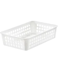 Photo Corbeille de rangement - 170 x 250 x 70 mm - Blanc SMARTSTORE Basket Recycled