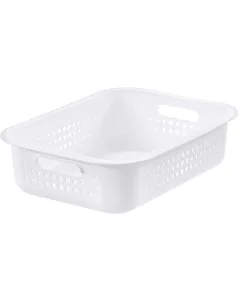 Photo Corbeille de rangement - 280 x 370 x 100 mm - Blanc SMARTSTORE Basket Recycled