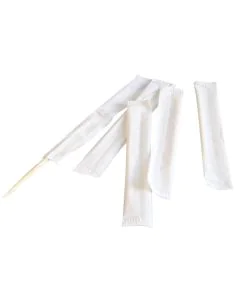 Photo Cure-dent en bois - 66 mm - Emballage individuel NATURE STAR