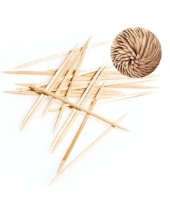 Photo Cure-dent en bois - 80 mm NATURE STAR