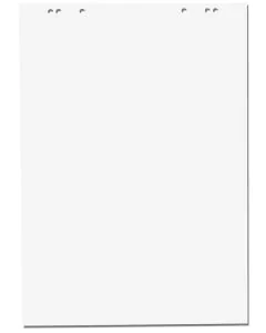 Photo Bloc de papier pour tableau de conférence - Blanc Uni LANDRÉ