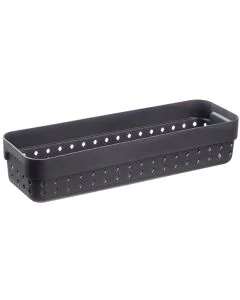 Photo Corbeille de Rangement - 78 x 238 x 50 mm - Noir PLAST TEAM Seoul Organizer M