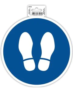 Photo Panneau adhésif - Obligation d'arrêt - Bleu EXACOMPTA