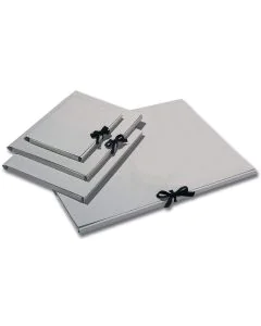 Photo Carton à dessin à ruban - A2 - Gris FOLIA Image