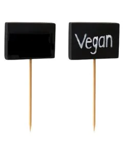 Photo Pique apéritif personnalisable - 85 mm PAP STAR Ardoise