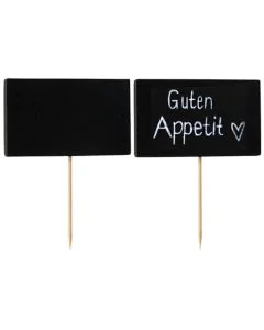 Photo Pique apéritif personnalisable - 90 mm PAP STAR Ardoise