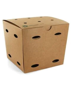 Photo Boite à frites - 140 x 145 x 145 mm PAP STAR Pure