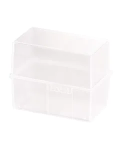 Photo Boite pour fiches en plastique - Format A6 - Blanc translucide : HAN 976-63 