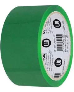 Photo Ruban adhésif en PP - 50 mm x 66 m - Vert WONDAY