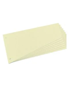 Photo Intercalaires trapèze en carton - 230 x 120 mm - Chamois : HERLITZ Lot de 100 10838464 