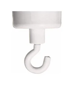 photo Aimant à crochet - 37 mm - Blanc : FRANKEN