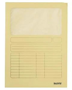 Photo Chemise à fenêtre - Jaune : LEITZ - 3950-00-15