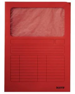 Photo Chemise à fenêtre - Rouge : LEITZ - 3950-00-25