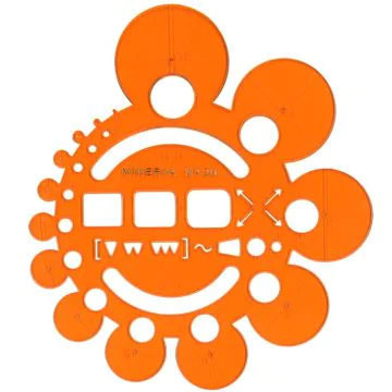 Gabarit découpe ou dessin Trace Circonférences MINERVA N°20