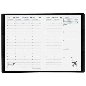 Agenda de poche 2024 - Affaires Equology - 100 x 150 mm - Rouge QUO VADIS