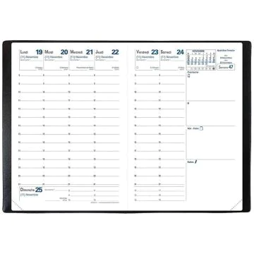Agenda Semainier 2025 - Président - 210 x 270 mm - Assortiment QUO VADIS intérieur