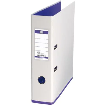 Photo OXFORD : Classeur à levier - Dos 80 mm - MyColour - Blanc/Violet 100081030