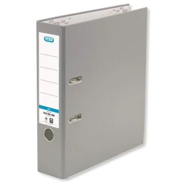 Classeur à levier - Dos 80 mm - Gris ELBA Smart Pro