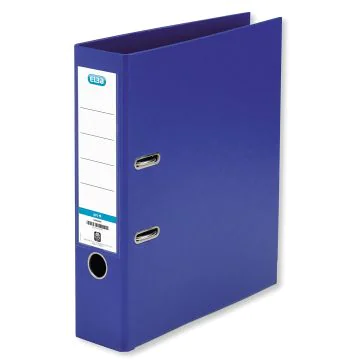 Classeur à levier en PP - Dos 80 mm - Bleu : ELBA Smart Pro+ Image