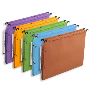 Dossiers suspendus Armoire - 15 mm - Assorti ELBA L'OBLIQUE AZV Lot de 25 visuel