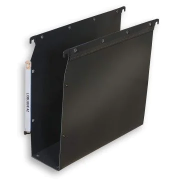 Dossiers suspendus - 80 mm - Noir L'OBLIQUE Lot de 10