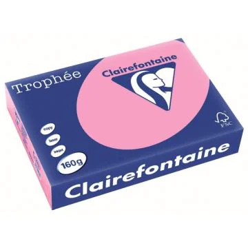Ramette de papier de 250 feuilles A3 160g - Eglantine : CLAIREFONTAINE Trophée Photo