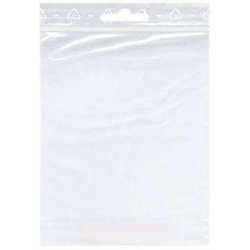 Lot de 100 Sachets d'emballage avec fermeture à pression - 120 x 170 mm : DM FOLIEN Image