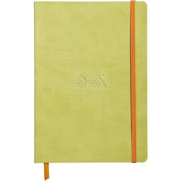 RHODIA : Carnet ligné RHODIARAMA A5 Vert anis 117406C