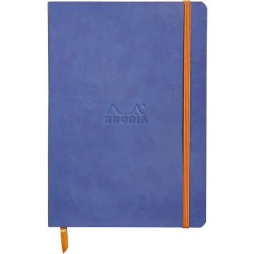RHODIA : Carnet ligné RHODIARAMA A5 Bleu 117408C