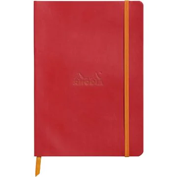 RHODIA : Carnet ligné RHODIARAMA A5 Rouge 117403C