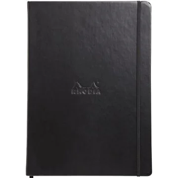 Photo Carnet de notes - Pages lignées - A4 - Noir RHODIA Webnotebook