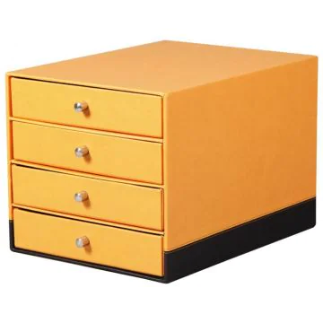 Module de classement - simili- cuir- Orange : 118860C RHODIA photo