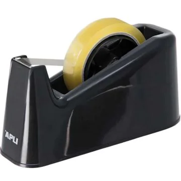 Dévidoir pour ruban adhésif - Ruban 25 mm x 33 ou 66 m - Noir : AGIPA Visuel