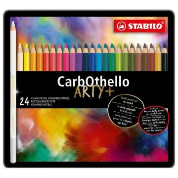 Crayons pastel - assortiment 24 couleurs STABILO