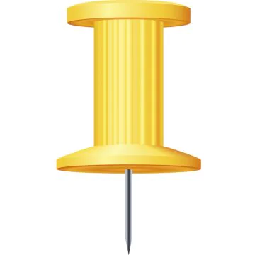 Exacompta : Boite de 25 Punaises jaunes - Push Pins 14703E photo