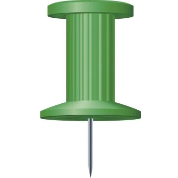 Exacompta : Boite de 25 Punaises vertes - Push Pins 14705E photo