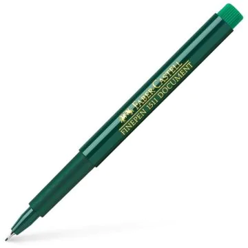Stylo feutre Finepen 1511 - Vert : FABER CASTELL Visuel