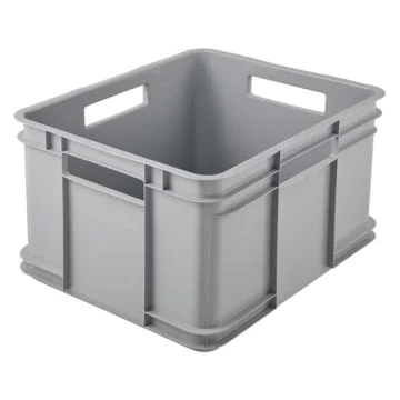 Bac de rangement Euro-Box XL - 28 litres - Gris pierre : KEEEPER Bruno