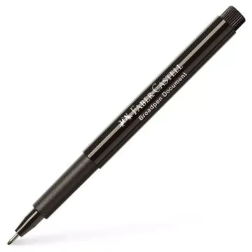 Stylo feutre Broadpen 1554 - Noir : FABER CASTELL Visuel