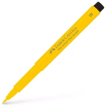 Feutre à encre de chine PITT artist pen - Jaune de cadmium : FABER CASTELL Photo