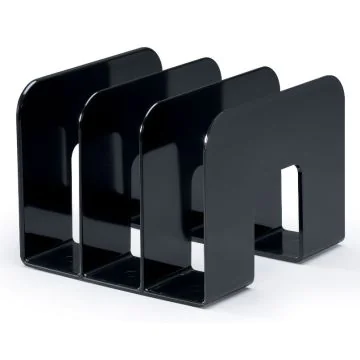 Porte-revues 3 compartiments - Noir - DURABLE Trend Modèle