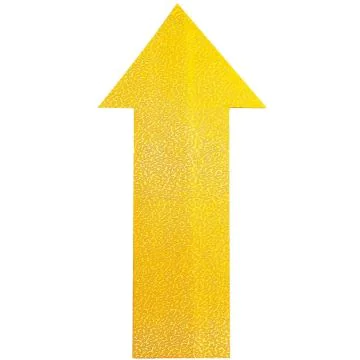 FLECHE Jaune : Marquage adhésif de zone de danger DURABLE Lot de 10 Image