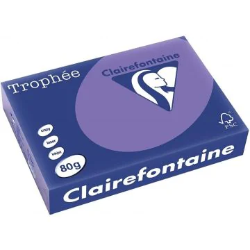 Ramette de papier Trophée de 500 feuilles A4 - Violine : CLAIREFONTAINE Photo