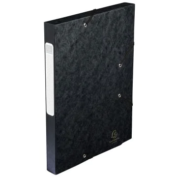 Boîte de classement Cartobox - Dos 25 mm - Noir : EXACOMPTA Image