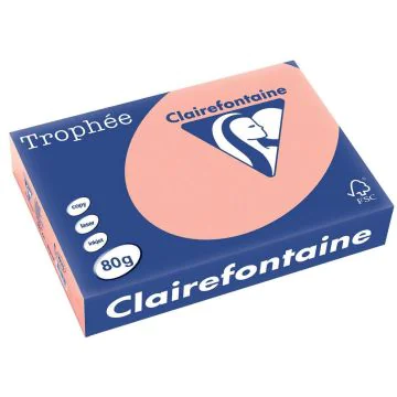 Ramette de papier Trophée de 500 feuilles A4 - Pêche CLAIREFONTAINE