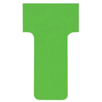 Fiches T - Indice 1 / 28 mm - Vert : NOBO Lot de 100 Visuel