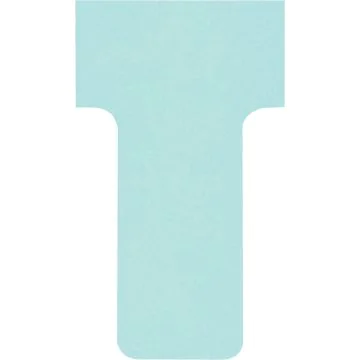 Fiches T - Indice 1 / 28 mm - Bleu : NOBO Lot de 100 Visuel