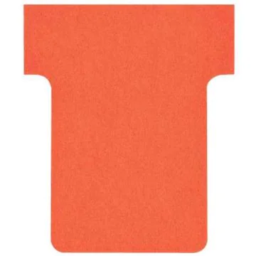 Photo Fiches T - Indice 1.5 / 45 mm - Rouge : NOBO Lot de 100  réf. 2001503